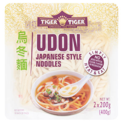 Udon Japanese Style Noodles 2 x 200g (400g) thumbnail 2