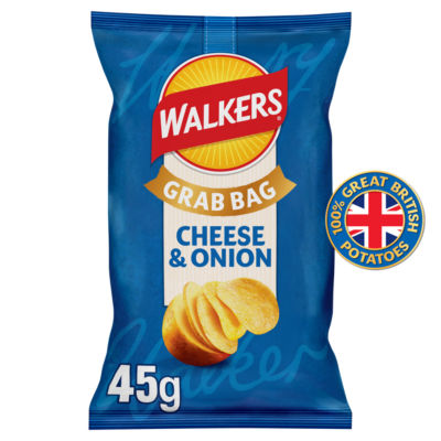Cheese & Onion Grab Bag Crisps 45g thumbnail 2