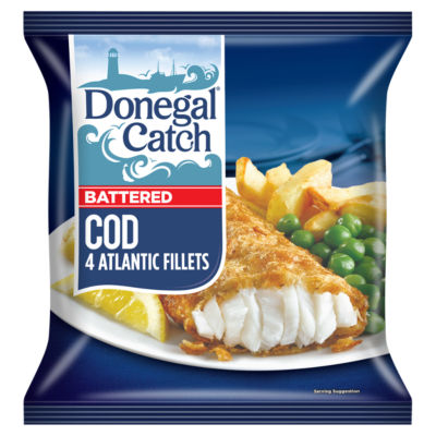 4 Battered Cod Atlantic Fillets 400g thumbnail 2