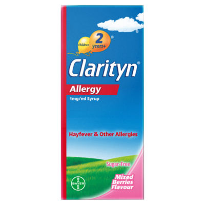 Clarityn Kids Allergy Syrup Mixed Berries