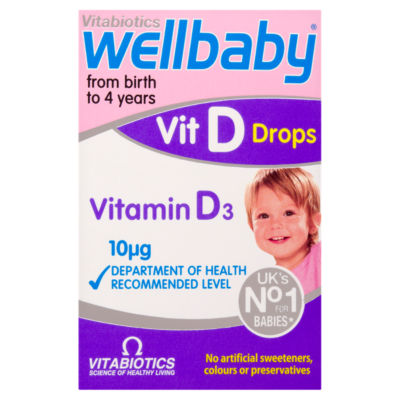 Vit D Drops from Birth to 4 Years 30ml thumbnail 2