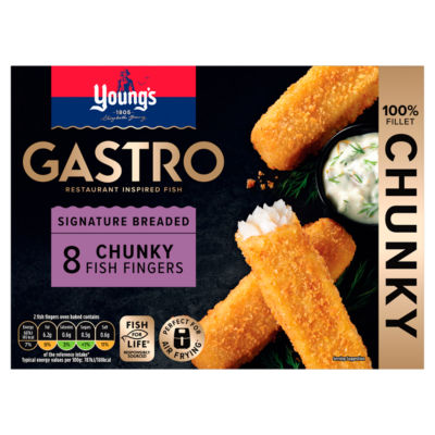 Gastro Signature Breaded 8 Chunky Fish Fingers 320g thumbnail 2
