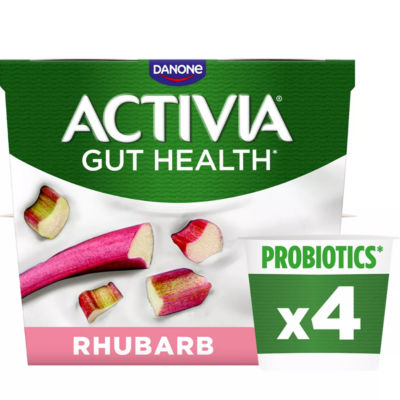 Rhubarb Gut Health Fruit Yoghurt Multipack 4x115g thumbnail 2