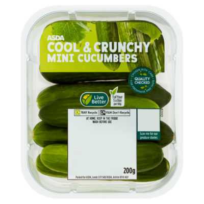 Cool & Crunchy Mini Cucumbers 200g thumbnail 2