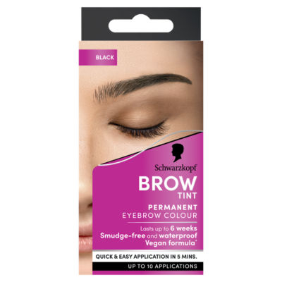 Brow Tint Black, Permanent Eyebrow Colour, 10ml thumbnail 2