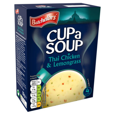 Cup a Soup Thai Chicken & Lemongrass 4 Instant Soup Sachets 88g thumbnail 4