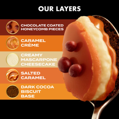 Chocolate & Honeycomb Cheesecake Dessert  2 x 86.5g (173g) thumbnail 4