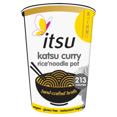 itsu katsu rice noodles cup