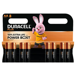 DURACELL Plus AA Batteries (8 Pack) – Power Boost Alkaline Batteries 1.5V thumbnail 2