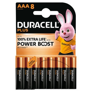 Plus Alkaline AAA Batteries 8pk thumbnail 2