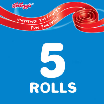 Fruit Winders Strawberry Snack Rolls 5x17g thumbnail 3