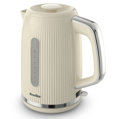 Bold Vanilla Cream Electric Kettle 1.7L Cream & Silver Chrome VKT223 thumbnail 2