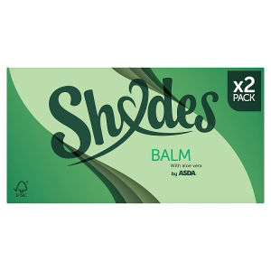 ASDA Shades Balm Regular Tissues Twin Pack