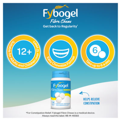 FibreChews Citrus Flavour 30 Tablets thumbnail 4