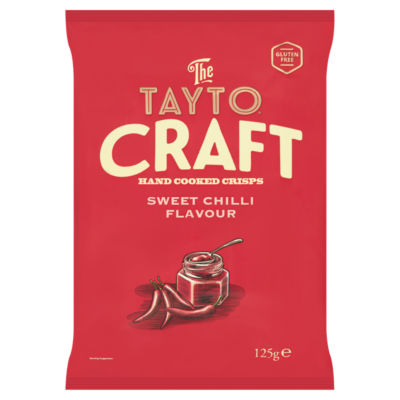 Craft Hand Cooked Crisps Sweet Chilli Flavour 125g