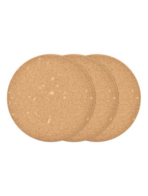 3pk Cork Trivets thumbnail 2