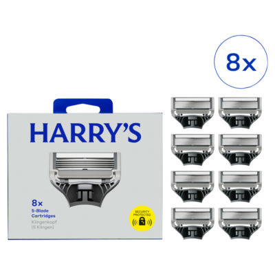 Men's 5 Blade Razor Refills - 8 Pack