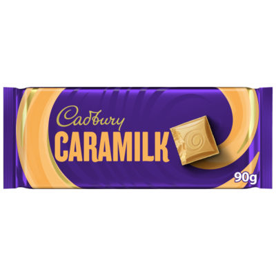 Caramilk Golden Caramel Chocolate Bar 90g thumbnail 2