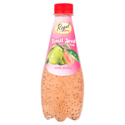Siprus Basil Seed Drink Pink Guava 320ml thumbnail 2