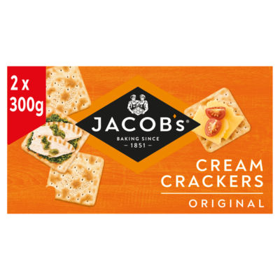 Original Cream Crackers Twin pack 2x300g, 600g