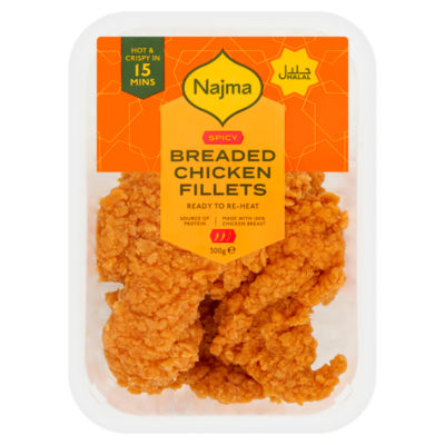 Spicy Breaded Chicken Fillets 300g thumbnail 2