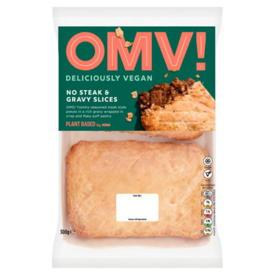 OMV! Deliciously Vegan by Asda No Steak & Gravy Slices