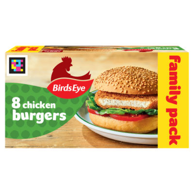 Birds Eye 8 Chicken Burgers 400g