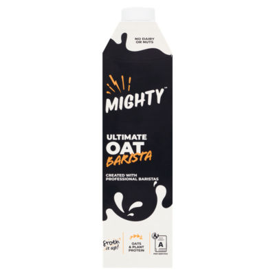Mighty Milkology Barista Dairy Free Oat Milk Alternative for Coffee
