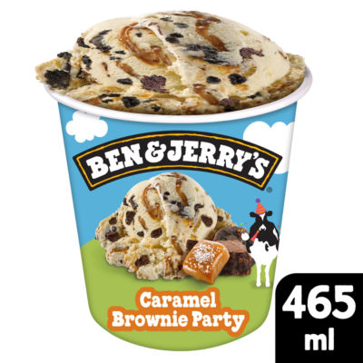 Ben & Jerry's Caramel Brownie Party Ice Cream Tub