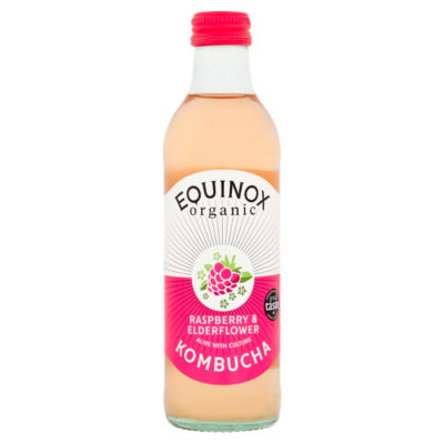 Organic Raspberry & Elderflower Kombucha 275ml thumbnail 2