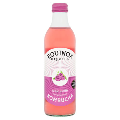 Equinox Organic Kombucha Wild Berry