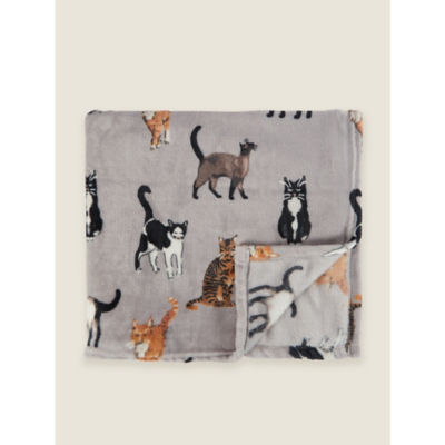 Natural Cat Super Soft Throw - 150cm x 120cm thumbnail 2