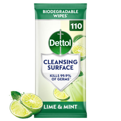 Lime & Mint Cleansing Surface Wipes 110 thumbnail 2