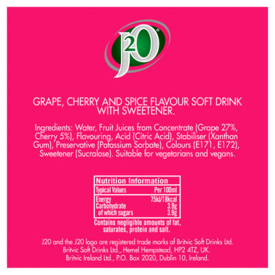 Glitterberry Grape, Cherry & Spice Flavour Still 10 x 275ml thumbnail 4