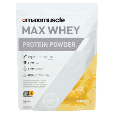 Max Whey Protein Powder Banoffee Flavour