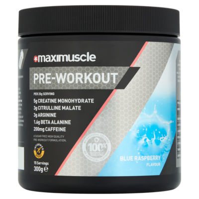 Pre-Workout Blue Raspberry Flavour thumbnail 2