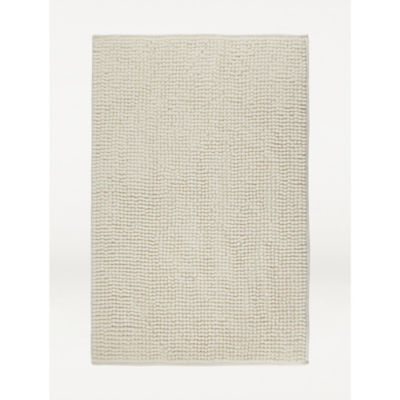 Chenille Bath Mat - White