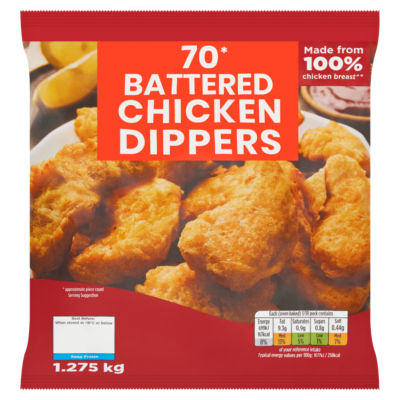 Battered 70 Chicken Dippers 1.275kg thumbnail 2