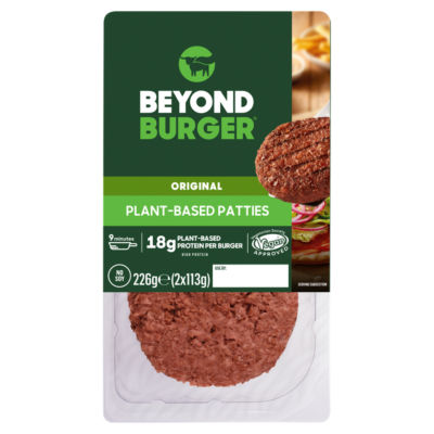 Original Plant-Based Patties 2 x 113g (226g) thumbnail 2