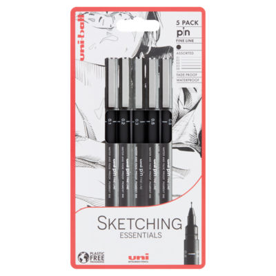 Uniball Fineliners Assorted Nibs 5 Pack