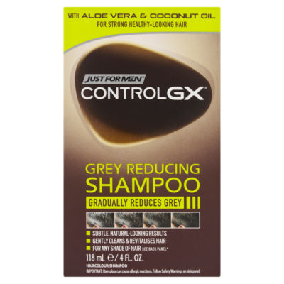 Controlgx Grey Reducing Haircolour Shampoo 118ml thumbnail 2