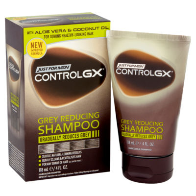 Controlgx Grey Reducing Haircolour Shampoo 118ml thumbnail 3