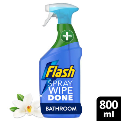 Spray.Wipe.Done. Bathroom Anti-Bac Multi Purpose Cleaning Spray White Blossom