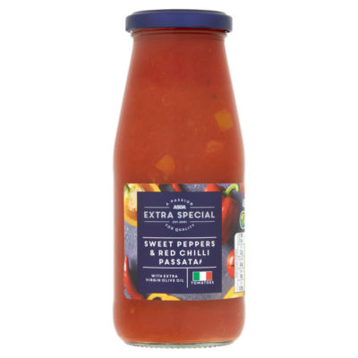 Extra Special Sweet Peppers & Red Chilli Passata 430g