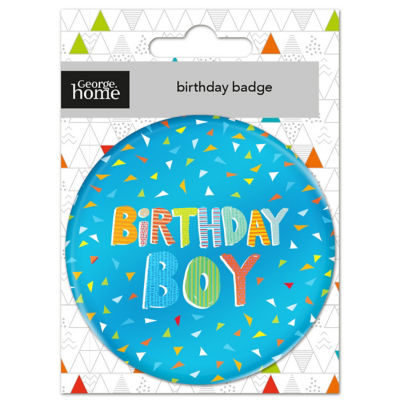 Blue Birthday Boy Badge