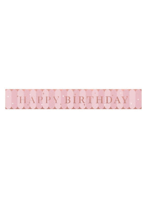 Rose Gold Happy Birthday Banner thumbnail 3