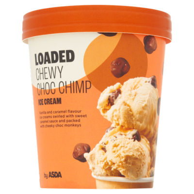 Loaded Chewy Choc Chimp Ice Cream 480ml