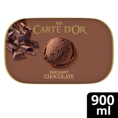 Carte D'or Indulgent Chocolate Ice Cream Dessert Tub