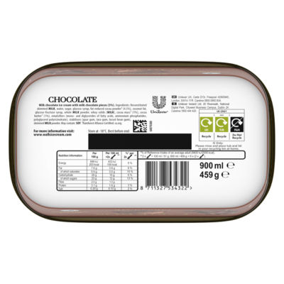 Indulgent Chocolate Ice Cream Tub 900ml thumbnail 3
