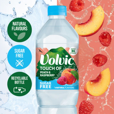 Touch of Fruit Peach & Raspberry Sugar Free Still Flavoured Water 1.5L thumbnail 3